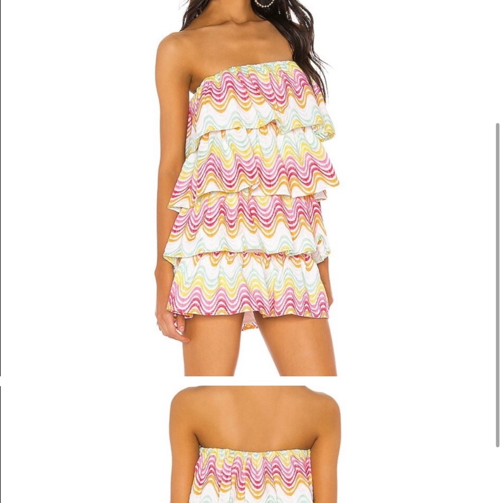 Tularosa tier colorful dress-size large